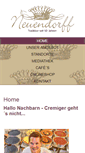 Mobile Screenshot of neuendorff-baeckerei.de